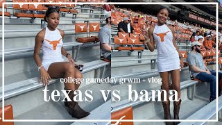 vlog texas vs bama football game  Aria Rideaux [upl. by Liuqa]