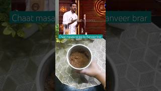 Ranveer Brars Chaat Masala Recipe  MasterChef  shortsfeed masterchef [upl. by Marilou]