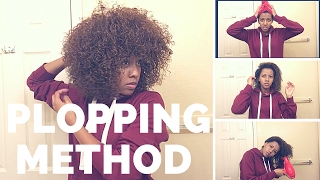 Plopping Method I Easy overnight Wash and Go [upl. by Kareem297]