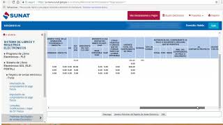 Cómo generar el R Ventas y Compras Electronicos desde SLE PORTAL SUNAT [upl. by Brinson]