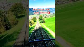 Cabrio Stanserhorn 🇨🇭 youtubeshorts travel switzerland cabrio stanserhorn luzern fyp nature [upl. by Eiramaliehs]