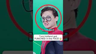 TOM HOLLAND GOT PUNCHED 🤯 [upl. by Ahsinnod97]