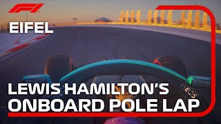 Lewis Hamiltons Pole Lap  2021 Eifel Grand Prix [upl. by Arima]