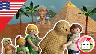 Playmobil English The Hauser Family at the Pyramids [upl. by Orelu]