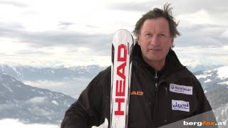 Learning to ski Safty rules with Franz Klammer  English [upl. by Colt495]