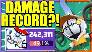 242000 DAMAGE on CHANDELURE Best Ever FLAMETHROWER Game  Pokemon Unite [upl. by Adamok371]