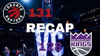 Toronto Raptors vs Sacramento Kings postgame fan reaction Vince Carter Banner night [upl. by Coraline]