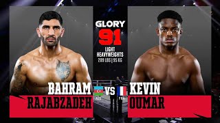 Bahram Rajabzadeh v Kevin Oumar  GLORY 91 Paris [upl. by Kalb]