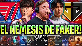 IBAI CASTEA A FAKER Y T1 CONTRA SU NÉMESIS😱  T1 vs GEN Game 1 SEMIFINAL WORLDS 2024 IBAI ESPAÑOL [upl. by Pena237]