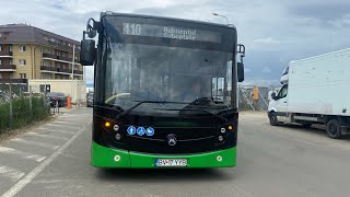 Brașov și Sânpetru  O călătorie cu autobuzul Menarini Citymood 10 885  Linia metropolitană 410 [upl. by Nicolas466]