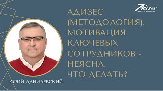 Адизес Методология Мотивация ключевы сотрудников неясна Что делать Юрий Данилевский [upl. by Sukcirdor]