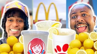 Who has the BEST Fast Food Lemonade Lemonade Showdown [upl. by Schulman]