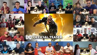 Black Adam Teaser Trailer Reaction Mashup amp Review [upl. by Rediah608]