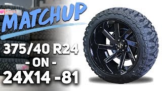 Custom Offsets Match Up 37540 R24 on 24x14 81 [upl. by Schell772]