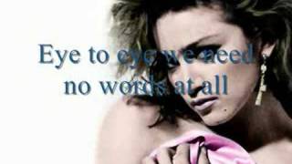 Madonna  Crazy For You  Lyrics [upl. by Herrmann614]