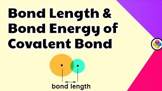 Bond Length amp Bond Energy of Covalent Bond  Chemical Bonding  Class 10th amp 11th  Science [upl. by Teak]