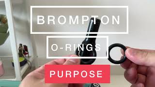 Brompton ORings Purpose Brompton seatpost Orings [upl. by Bock]