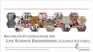 Biotechnologie Lebensmitteltechnologie Pharmatechnik amp Verfahrenstechnik I Hochschule Anhalt [upl. by Elsie]