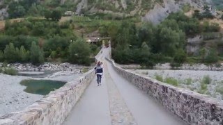 Bobbio Piacenza fiume Trebbia ponte Gobbo o ponte del Diavolo o ponte Vecchio 13 videomix [upl. by Eirena968]