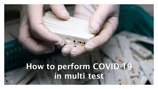 How to perform COVID19 in multi test [upl. by Drucilla]