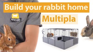 Rabbit Modular Home MULTIPLA by Ferplast is the most flexible choice ever [upl. by Colb254]