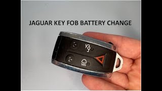 Jaguar XK XF XType SType Key Fob Battery Replacement [upl. by Viki617]