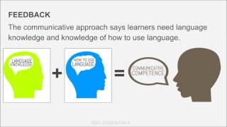 TEFL What is the communicative approach [upl. by Newberry]