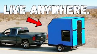 I built a LUXURY micro camper for less than 1000 [upl. by Cowie]