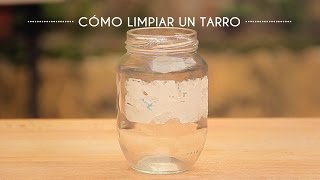 CÓMO LIMPIAR EL PEGAMENTO DE UN TARRO DE CRISTAL  Cocina con Olaya y Pelayo [upl. by Wendie896]