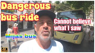 Pueblo Mijas to BENALMADENA bus 🚍 FuengirolaMalaga Costa Del Sol Andalucía Spain [upl. by Alvinia148]