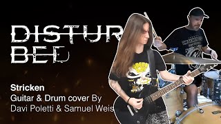 Disturbed  Stricken Drum amp Guitar Cover [upl. by Nauqan393]