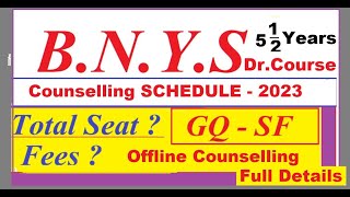 BNYS  Counselling 2023 [upl. by Damon]