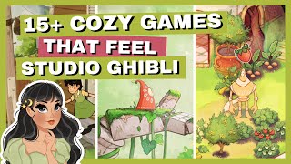 Best Studio Ghibli Inspired Games  Cozy Games Coming Soon  Cozy Switch Playstation PC Xbox Games [upl. by Annawd]