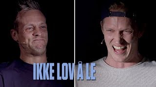 Ikke lov å le Erik Follestad vs Mads Hansen [upl. by Einahpetse]