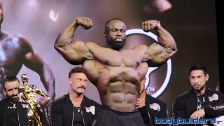 Samson Dauda Challenging Everyone At The 2024 Mr Olympia Press Conference [upl. by Nuriel487]