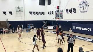 Cimarron Memorial Girls Basketball Vs Meadows 4th Q Monday 1222024 [upl. by Ayeki]