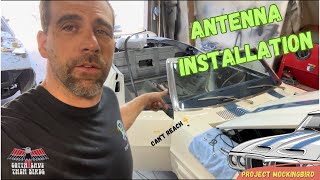 Fender mounted Antenna installation when you can’t reach it [upl. by Pas]