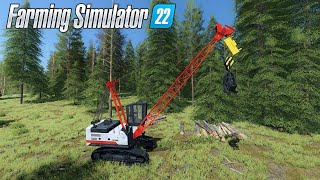 FS22 Grapple Yarder Mod Review Is This the Ultimate Logging Tool [upl. by Rao]