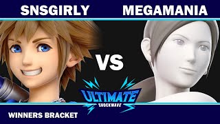 USW 193  Winners Bracket  SNSGirly Sora VS MegaMania Wii Fit  SSBU [upl. by Medea993]