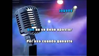 Karaoke Carta jugada Mercedes Castro [upl. by Gneh]