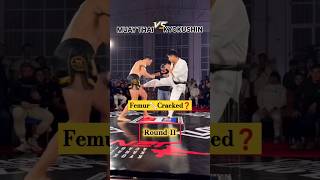 Muay Thai VS Kyokushin Low Kick omirbekalmagzhanov [upl. by Ettenirt]