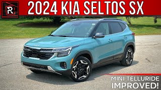 The 2024 Kia Seltos SX Is A Soulful amp Spacious Turbocharged Small SUV [upl. by Sams584]