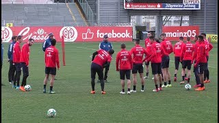 Mainz 05 Training 1232018 [upl. by Arehs]