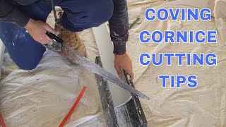 DIY Coving Cornice Cutting Tips for Beginners [upl. by Ecallaw]