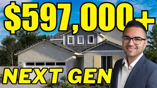 Menifee Next Gen Home For Sale  Mountains Edge Hidden Terrace  Lennar  597k  3092Sqft  4bd [upl. by Magdala]