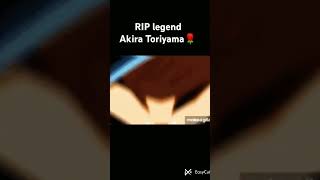 Rip legend Akira Toriyama sorry for bad qualitydragonballz akiratoriyama [upl. by Natale]