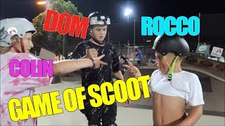 ROCCO PIAZZA V DOM Game of Scoot  DB Webisode 2 [upl. by Shelbi]