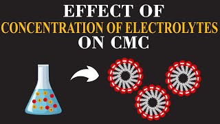 Effect of Concentration of Electrolytes on Critical Micelle Concentration CMC ChemClarity [upl. by Horsey]