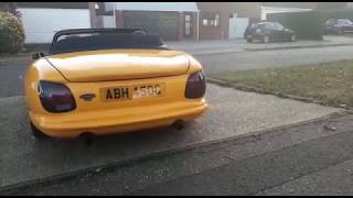 TVR Chimaera 450  Sleeved Exhaust  Start up and drive away [upl. by Leinnad326]