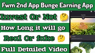 Bunge Earning App  Fine Wine Mall 2nd App  Real Or Fake  Full Detailed Video [upl. by Eelnyl515]